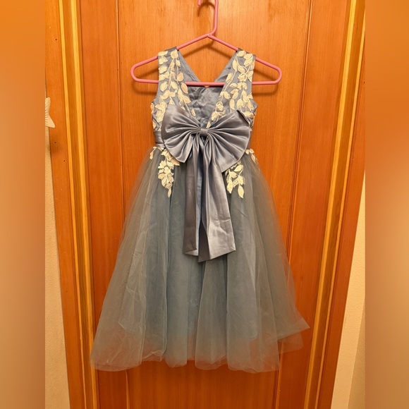 Flower Girl Dress for Wedding Lace Applique Tulle THIS LISTING IS 2 Dresses! - Picture 8 of 12